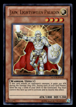 Yugioh - Jain, Lightsworn Paladin LCGX-EN245 NM Unlimited Ultra Rare - Image 1