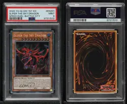 Slifer the Sky Dragon (SE) 1st Ed. YuGiOh Speed Duel: Battle City Box PSA 9 3hd - Image 3