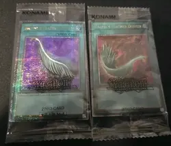Yu-Gi-Oh 2x Sealed Quarter Century Rare Harpie's Feather Duster EDC1-EN001 Pair! - Image 1