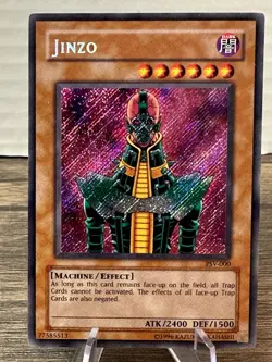 Yu-Gi-Oh! Jinzo (LP) PSV-000 Pharaoh's Servant Original Print - Image 1