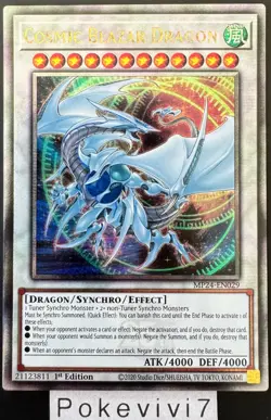 Carte YU-GI-OH! COSMIC BLAZAR DRAGON MP24-EN029 QCSR NEUF - Image 1