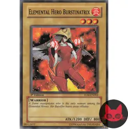 Yugioh Elemental HERO Burstinatrix TLM-EN002 Common 1st Edition NM - Image 1