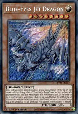 Blue-Eyes Jet Dragon - Secret Rare 1st Edition RA02-EN017 - NM - YuGiOh - Image 1
