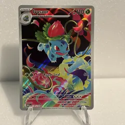 Pokemon Ivysaur 134/132 Me01: Mega Evolution Illustration Rare Holo NM - Image 1