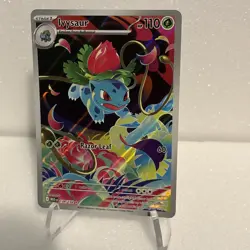 Pokemon Ivysaur 134/132 Me01: Mega Evolution Illustration Rare Holo NM - Image 3