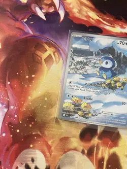 Piplup 098/094 Illustration Rare Phantasmal Flames Pokemon Card TCG NM - Image 2