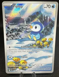 Piplup 098/094 - Phantasmal Flames Illustration Rare Pokemon TCG - NM Card - Image 1