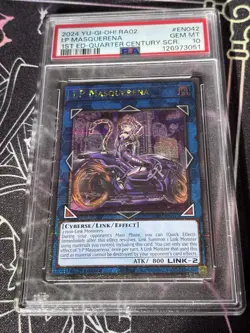 Yugioh I:P Masquerena RA02-EN042 Quarter Centuery Secret Rare PSA 10 - Image 2