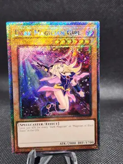 Yugioh! Dark Magician Girl (7th Art) - RA04-EN107 - Platinum Secret Rare - Image 1