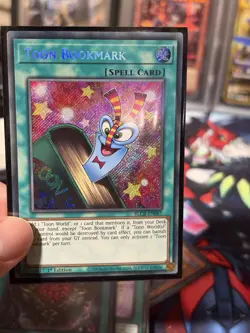 Yugioh: Toon Bookmark - BLCR-EN067 - Secret Rare - 1st Edition - NM - Image 1