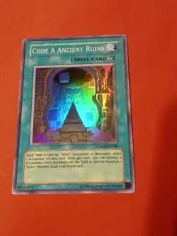CRMS-EN088 Code A Ancient Ruins - Super Rare Unlimited Lightly Played YuGiOh - Image 1
