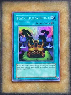 Yugioh Black Illusion Ritual SRL-051 Super Rare 2012 Print LP - Image 1