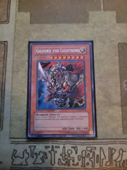 YUGIOH GILFORD THE LIGHTNING CT2-EN001 SECRET LIMITED ED NM - Image 1