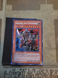 YUGIOH GILFORD THE LIGHTNING CT2-EN001 SECRET LIMITED ED NM - Image 2
