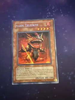 Yugioh Alien Telepath GLAS-EN034 Gladiator's Assault Unlimited - Image 1