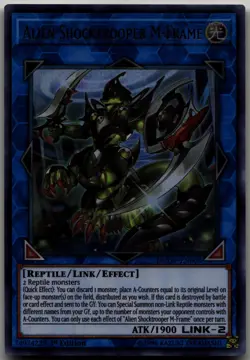 Alien Shocktrooper M-Frame Ultra Rare Duel Overload DUOV-EN003 LP - Image 1