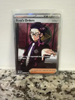 Boss’s Orders 256/217 Ultra Rare Full Art Pokemon TCG Ascended Heroes MINT - Image 1