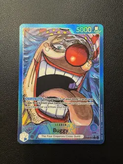 One Piece Emperors in the New World - BUGGY Leader Alt Art OP09-042 ENGLISH CCG - Image 1