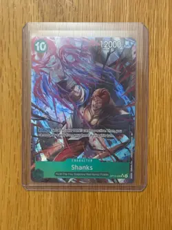 One Piece Shanks (028) (Alternate Art) OP13-028 Carrying On His Will Foil - Image 1