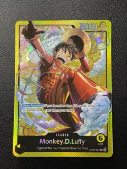 One Piece Monkey.D.Luffy ST29-001 Leader Card Egghead Starter Deck - Image 1