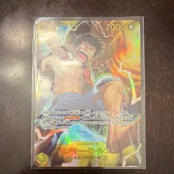 Bandai One Piece CCG Monkey D. Luffy OP15-119 SEC Secret Rare Foil 7000 Power - Image 1