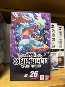 One Piece Purple/Black Monkey.D.Luffy Starter Deck [ST-26] Sealed English - Image 1