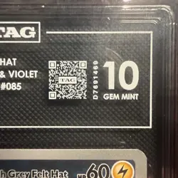 2023 SVP Pokemon X Van Gogh Promo #085 Pikachu With Grey Felt Hat TAG 10 (975) - Image 3