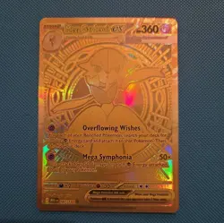 Mega Gardevoir Ex 187/132 Mega Evolution Gold Secret Rare Pokemon TCG Card mint - Image 1