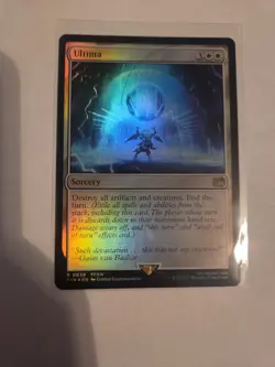 MTG Ultima Final Fantasy Foil Sorcery Card #038 Rare LP - Image 1
