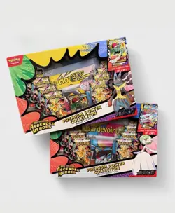 Pokemon TCG Mega Evolution Ascended Heroes Premium Poster Collection Box Set x2 - Image 1