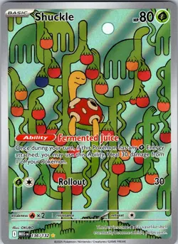 Shuckle - 136/132 ME01: Mega Evolution Pokemon TCG NM - Image 1