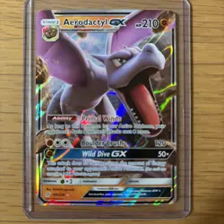 Aerodactyl GX 106/236 Pokemon Unified Minds Sun & Moon Ultra Rare Holo Card NM - Image 1