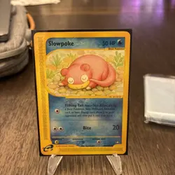 Pokemon TCG Slowpoke Common Card Aquapolis E Series 108/147 NM - Image 1