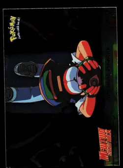 Pokemon Card - Topps Mewtwo Strikes Back Rescuing Pikachu 30 Foil Blue Logo - Image 1