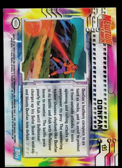 Pokemon Card - Topps Blue Logo Mewtwo Strikes Back Donfan #11 Foil - Image 2