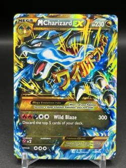 M Charizard EX 108/106 Flash Fire Secret Rare Pokemon Card MP - Image 1