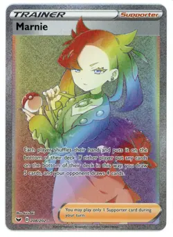 Marnie 208/202 Sword & Shield Base Set Pokemon Card - Image 1