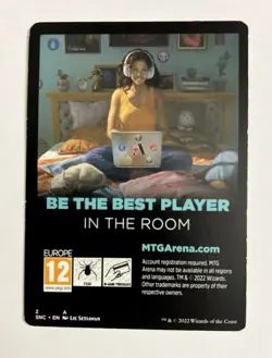 MTG Best PlayerMobile Arena SNC Insert Promo Card Magic The Gathering # 2 / 4 - Image 1