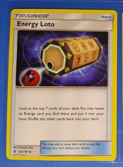 4x Energy Loto 122/145 Pokemon TCG card SM Guardians Rising uncommon NM - Image 3