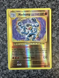 Machamp 59/108 Evolutions Reverse Holo Rare Pokemon Card - Near Mint - Image 1