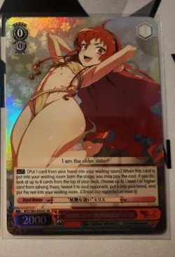 Weiss Schwarz MUSHOKU TENSEI Seductive Invitation Eris Card Game MT/S83-0545-SR - Image 1