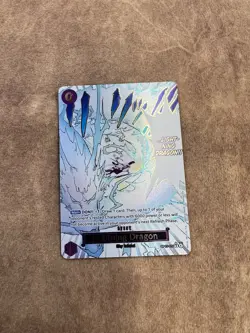 Lightning Dragon R OP15-077 Parallel Manga Kami's Island One Piece Card ENGLISH - Image 1