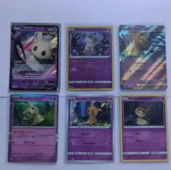 Pokemon Cards Mimikyu Bundle 62/163 81/189 SVP 4 58/145 37/91 S11 50/100 Job Lot - Image 1