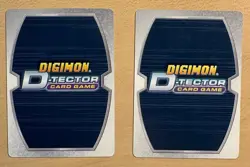 2 Digimon D-Tector KOKUWAMON Cards 1st Edition 2002 Bandai, DT-5, Rookie, RMK20 - Image 2