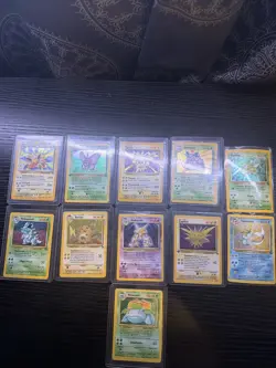 (Or best offer) 1995 Pokemon TCG Base Set Holo Pokemon Cards (used And Played) - Image 1