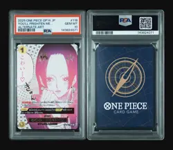 2025 ONE PIECE Card Japanese BOA You'll Frighten Me... Alt Art OP14-118 PSA 10 - Image 3