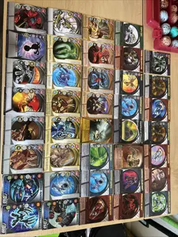 Bakugan Battle Brawlers Lot Of 24 With Carry Case, Poster And 34 Cards Rare - Image 2