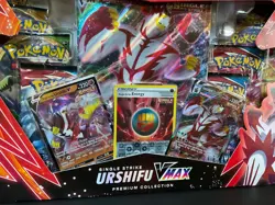 Pokemon Trading Card Single & Rapid Strike Urshifu VMAX Premium Collection Set - Image 4