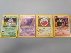 Vintage 1st Edition Pokemon Card Lot – Gengar, Charizard Foreign - Image 1