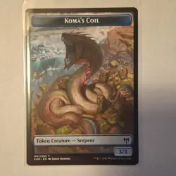 Magic: The Gathering Koma's Coil Token & FNM Promo Card Kaldheim - Image 1